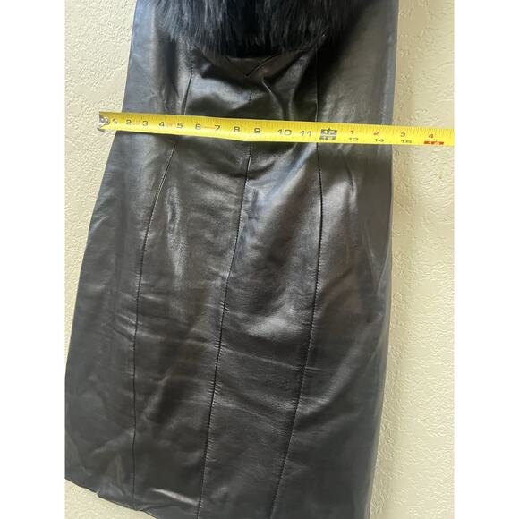 Michael Hoban For North Beach Leather Dress Size 10 - Picture 15 of 16